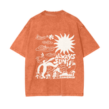 Sunii Energy 🌞 Oversize Snow Washed T-Shirt
