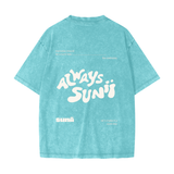 Always Sunii 🌞 Heavyweight Snow Washed T-Shirt