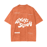 Always Sunii 🌞 Oversize Snow Washed T-Shirt